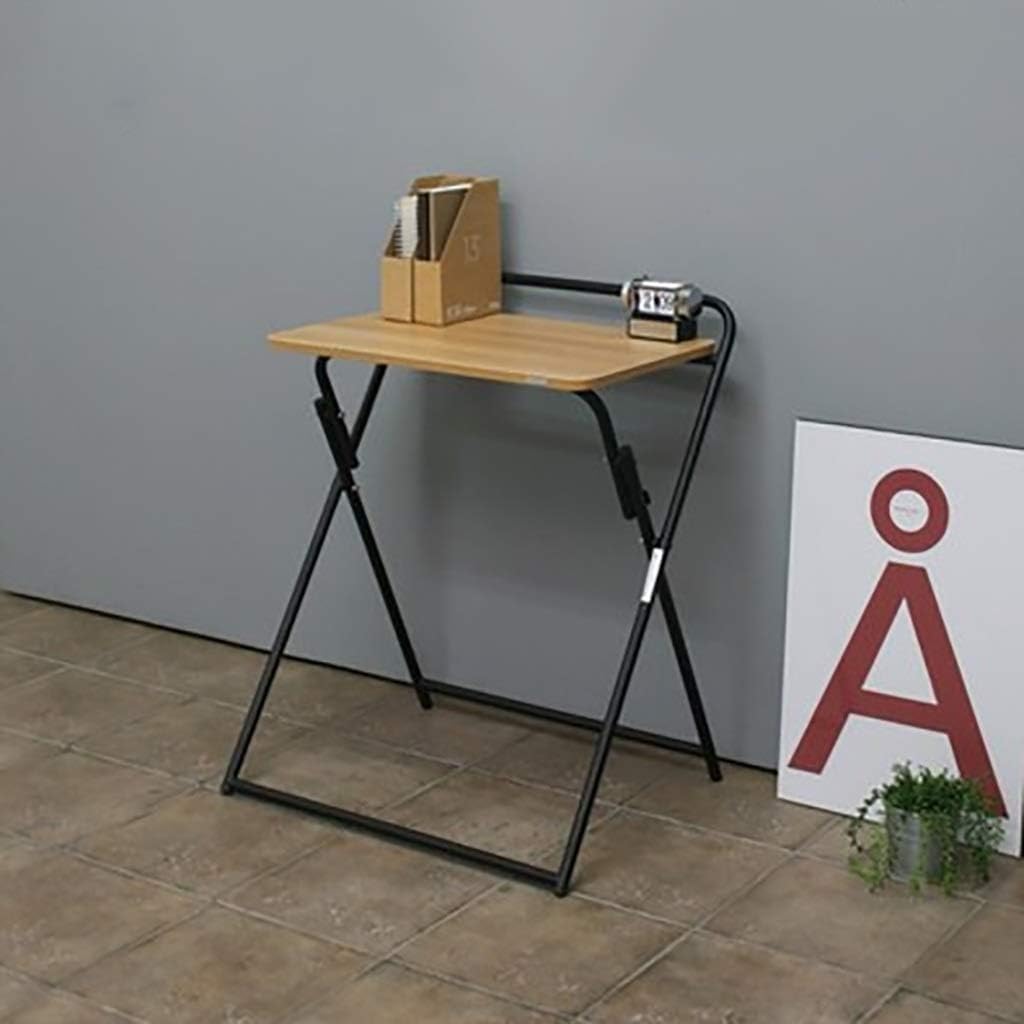 Folding Table, Portable Office Desk，Computer Desk， Home Dining Table，Desk, Learning Table, for Outdoor Stall (Color : A, Size : 60 x 40 cm)