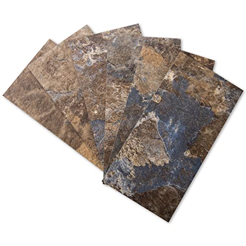 Image of Art3d 102-Pack Peel and Stick Backsplash, Stick on Subway Tile, Rust Slate