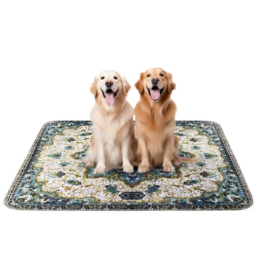 Image of PUPIBOO Washable Pee Pads for Dogs and Cats - Super Absorbent Reusable Puppy Training Pads - 100% Waterproof, Leak-Proof & Non-Slip Whelping Pads for Pet Housebreaking