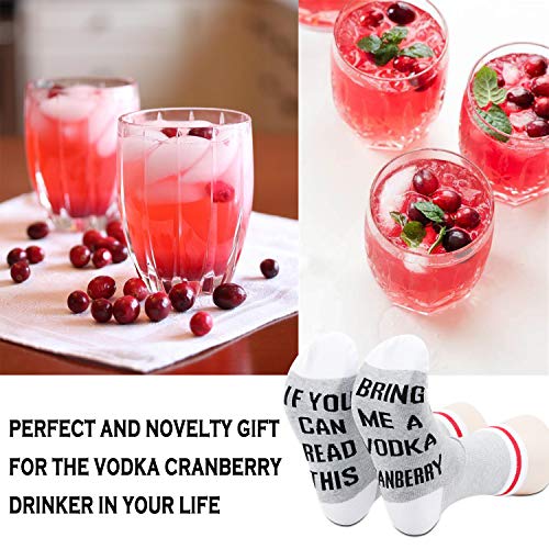 2 PAIRS VODKA Gift If You Can Read This Bring Me A VODKA Funny Novelty Socks For Vodka Lover4