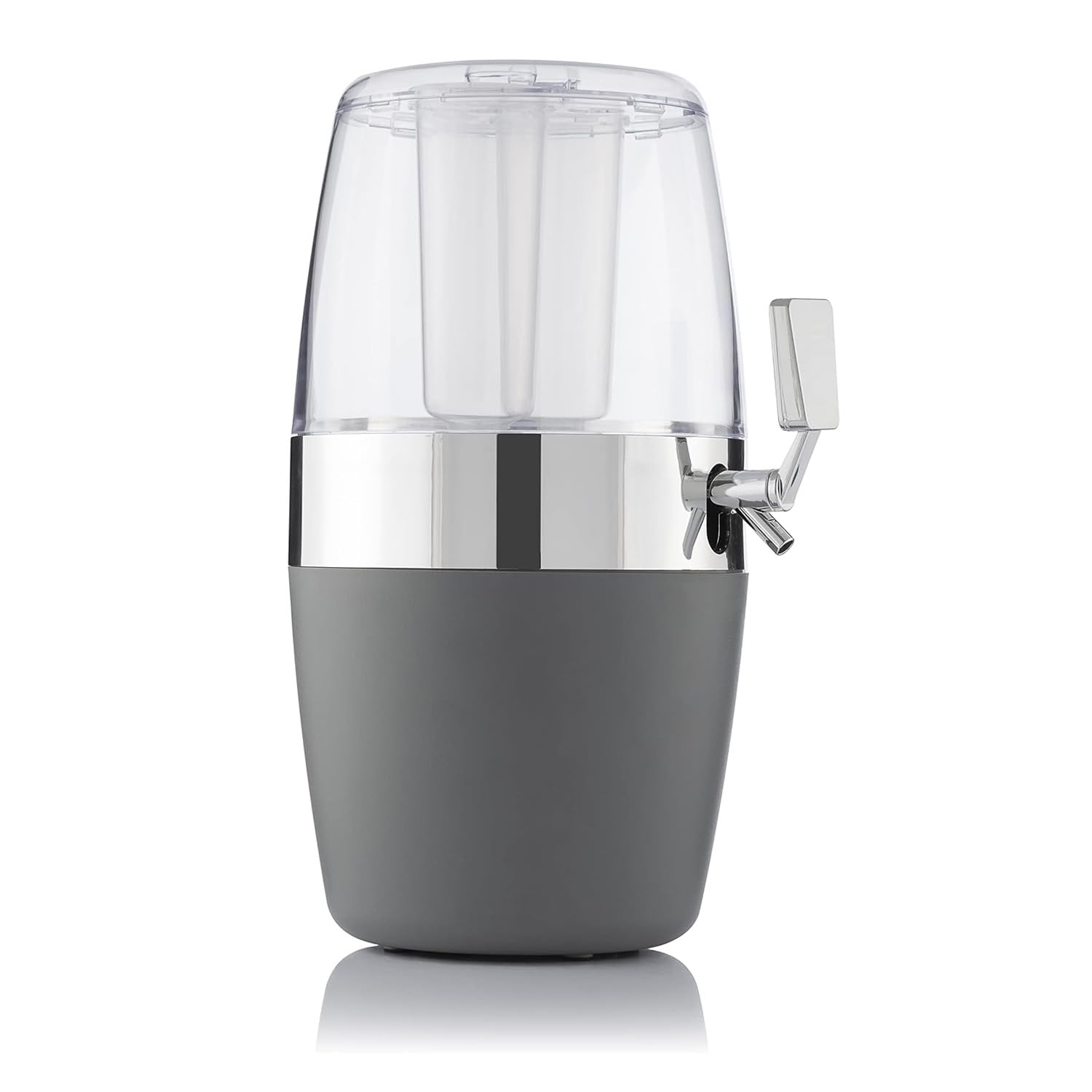 Wintem - Dispenser Bevande con Rubinetto Antigoccia da 4L per Uso Esterno e Interno, con Contenitori Ghiaccio Integrati, Facile da Pulire, Ideale per Feste, Picnic e Uso Quotidiano
