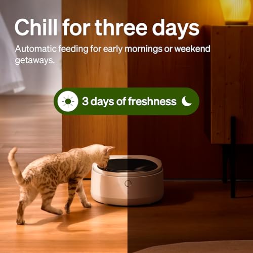Image of PETLIBRO Automatic Cat Feeder Wet Food Refrigerated New Upgraded APP Control,3 Days Freshness 3 Meals,Semiconductor Cooling&Quick Chills Wet Food Dispenser,Polar WiFi Timed Auto Pet Feeder for Cat Dog