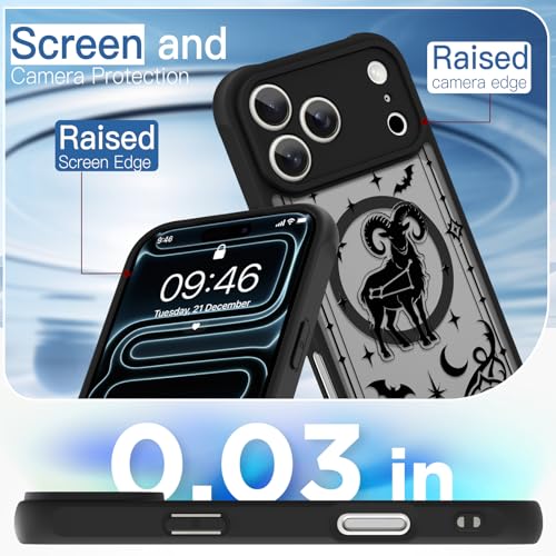 Coque iPhone 17 Pro Max MagSafe zodiaque Bélier antichoc astrologie - 4