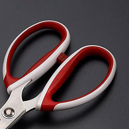 Tijeras domésticas de Alta Resistencia, Tijeras de Costura Acero Inoxidable 7,8 Pulgadas, Tijeras plástico Resistentes for Uso Civil, Cocina