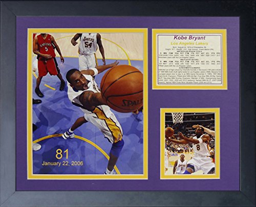 Kobe Bryant 81 Point cadeau idéal pour fan de basketball cadre photo