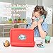 Pretend Play Home Office Set for Kids Ages 3-7, Includes Toy Kids Laptop,Cell Phone,Hamburg Harmonica,Headset & Toddlers Beverage Cup-Pretend Work Simulation Play