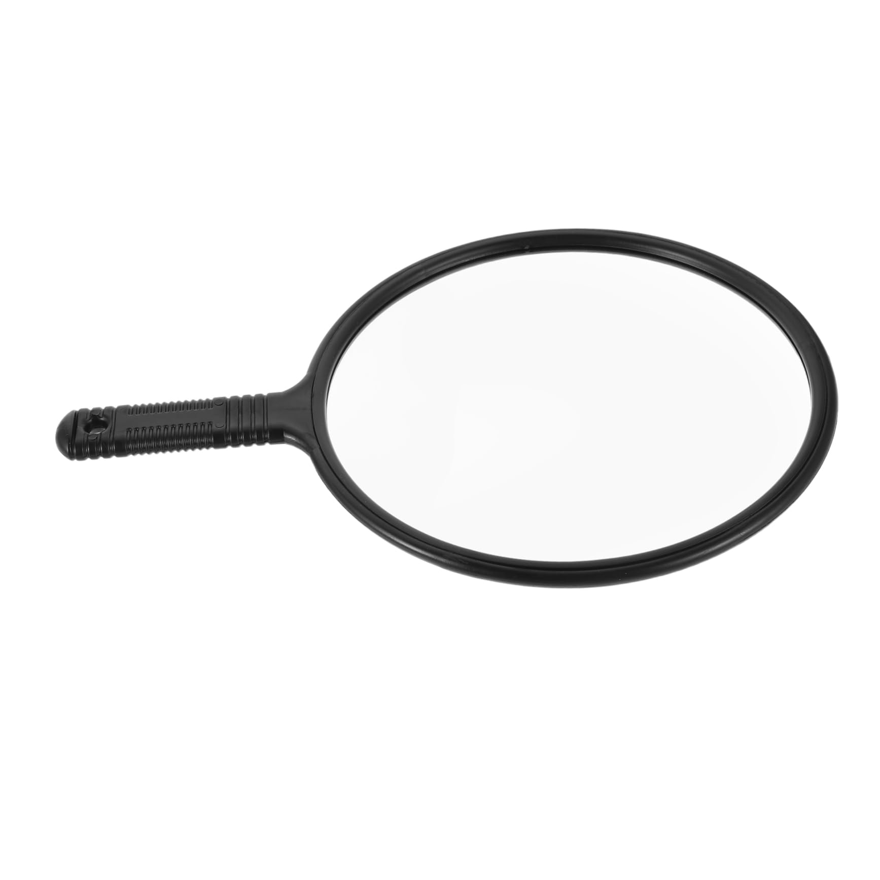 MUSISALY Professional Hairdressing Mirror Round Handle Portable Hand Mirror for Styling Makeup Grooming