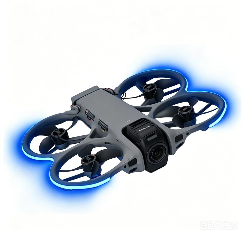 Avata 360 LED Light Strip for DJI Avata 360, Anti Collision Light Night Flying Warning Light Strip, 3 Adjustable Brightness Levels (Blue)