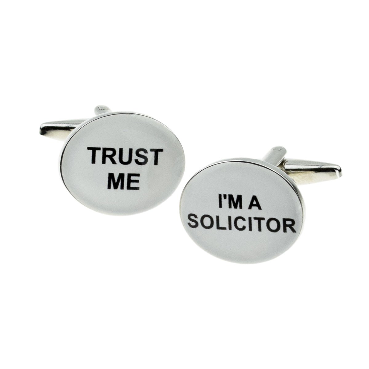 Gtr White Trust Me I'm A Solicitor Cufflinks (X2boco011)