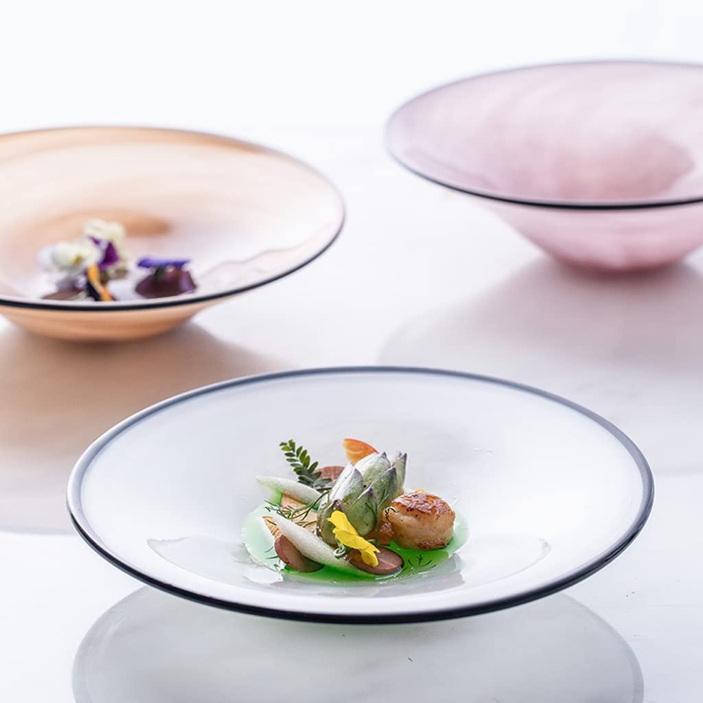 Bol à Pop-Corn ou décoration personnalisé, Bol à Salade, Bol en Verre, Bol à Fruits, Bol à Dessert, Bol à céréales, Bol à Nouilles délicat, Bol de Service Durable pour salades, Fruits, pâtes