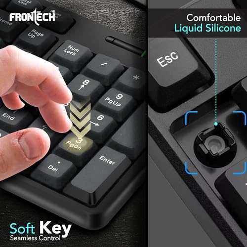 FRONTECH FT-1672 Wired Keyboard Black - Image 5