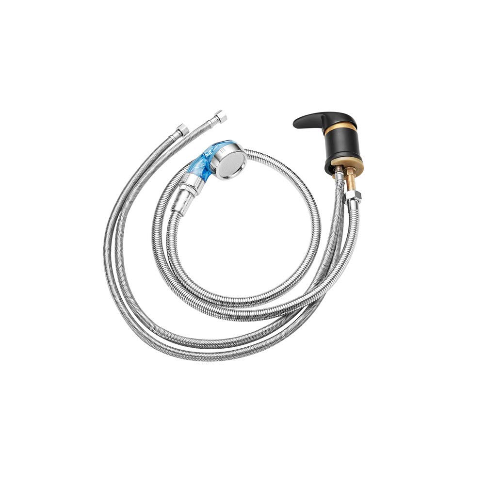 Weirun Brass Salon Shampoo Bowl Faucet and Sprayer Kit for Shampoo Bed