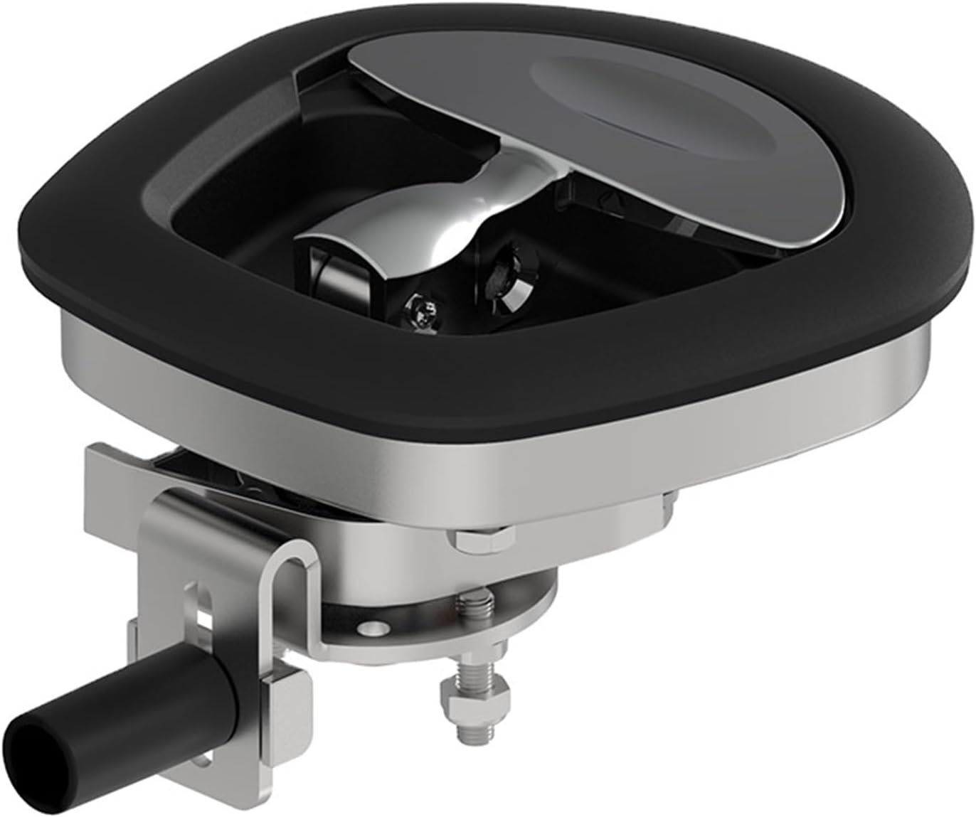 12V Electronic Tool Box Locks Control Power Operated Whale Tail Lock Zinc Alloy T Bar Handle Electronic Truck Toolbox Lock 1Pcs