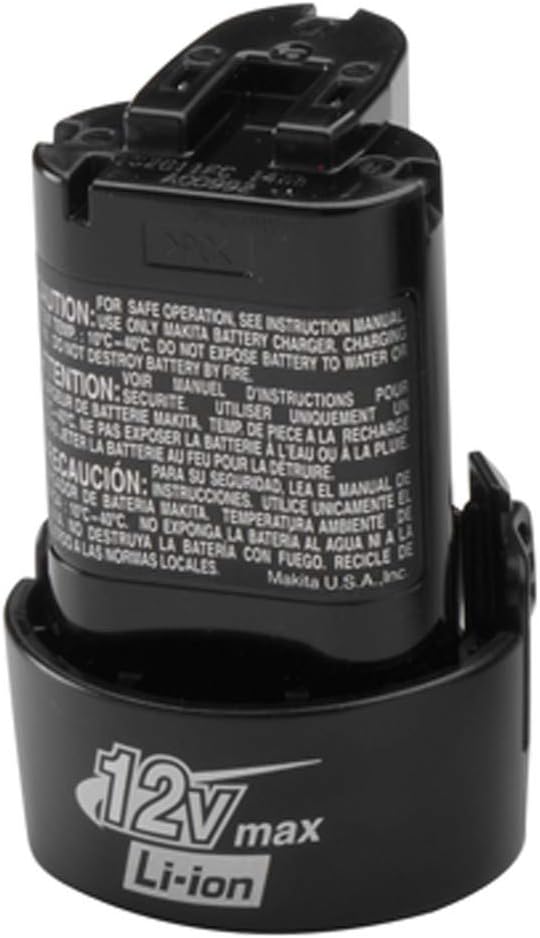 Makita BL1014 12V Max Lithium-Ion Battery , Black , pocket size
