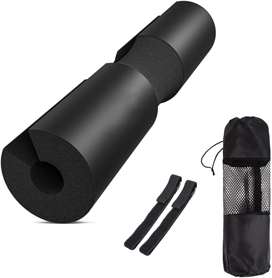 Barbell Pad, Relief Pressure from Neck, Shoulder, and Provide Lower Back Support, Non-Slip EVA Foam Squat Pad, Hip Thrust Pad for Squats, Lunges - For Standard & Olympic Bars