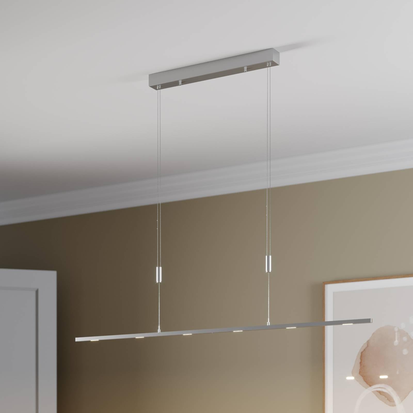 Lucande LED Pendelleuchte höhenverstellbar, dimmbar per Wandschalter Esstisch Hängelampe 140 cm 6x 5W Esstischlampe Wohnzimmerlampe