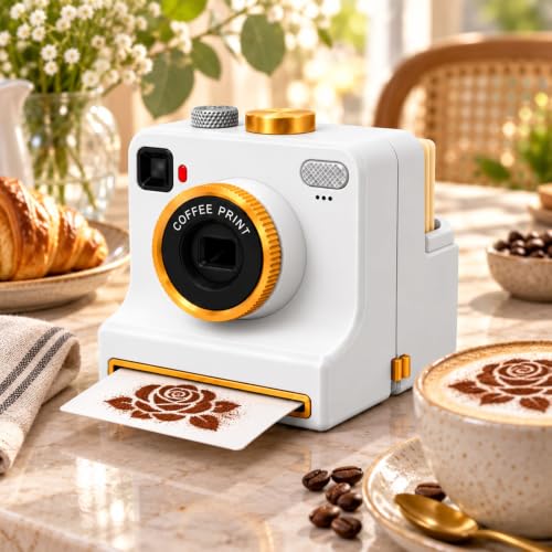 3D Coffee Printer Latte Art,Chocolate 3d Printer Machine, Coffee Stencils
