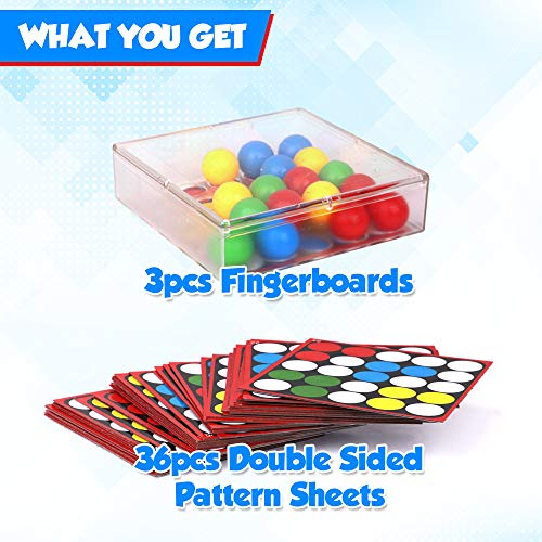 Point Games Therapy Games for Kids Tricky Fingers Trio miniatura 4
