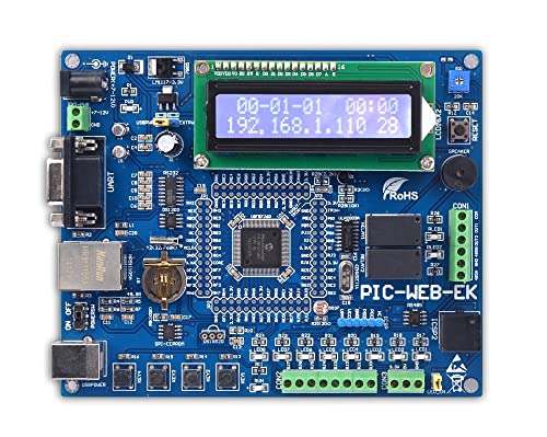 Smarich PIC MCU Ethernet apprendimento scheda di sviluppo PIC18F97J60 controllo della pagina web di controllo della rete Smarich PIC MCU Ethernet apprendimento scheda di sviluppo PIC18F97J60 controllo della pagina web di controllo della rete