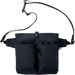 [ナースリー] ぶらぶらしない腰にフィットするウエストポーチ 看護 医療 ショルダー 2Way ブラック 1043338A ナースグッズ