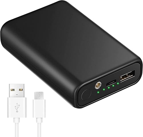 SUHERCBD Heated Vest Battery Pack,5V 2a 10000mAh Power Bank for Heated Vest Heated Jacket, Portable Charger,Compatible with iPhone,Android etc.