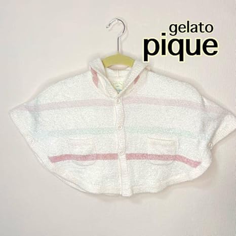 Amazon Co Jp Gelato Pique ベビー ポンチョ ケープ 80 ベビー マタニティ