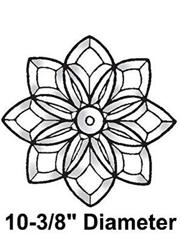 Stained Glass Supplies - 10 3/8 Inch Bevel Cluster for Stained Glass Crafting