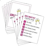 Girls Night Party Game - Ladies Night Party Games - Drunk Dice Game Pack - Fun Girls Night In/Girls Night On - Bridal Shower or Bachelorette Party Game - Games for Adults - 30 Game Cards