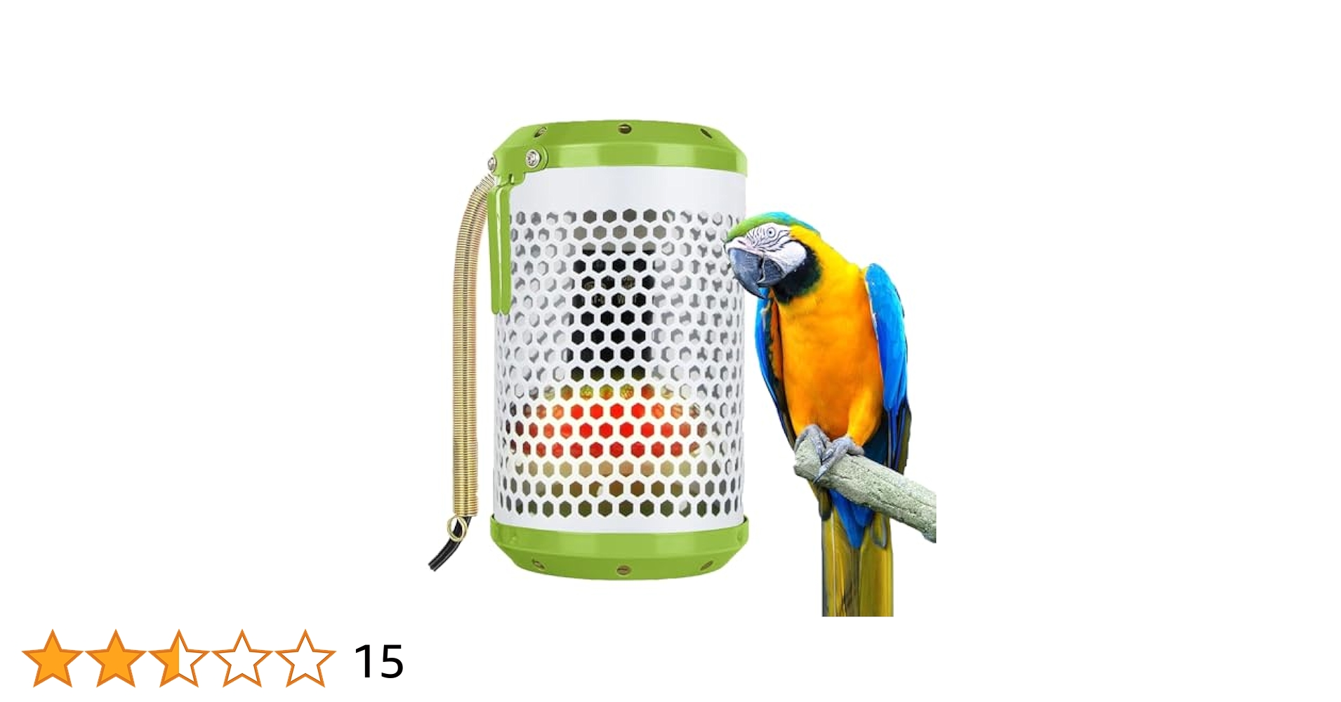 Amazon | Roczential 保温電球カバー付 100W鳥 ヒーター インコ