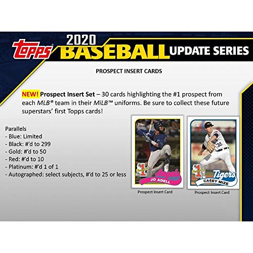 2020 Topps Traded and Update Series Baseball Unopened Blaster Box of Packs with 99 Cards including One EXCLUSIVE Coin Card and Possible Rookies Autographs and Jersey Cards - Thumbnail 7