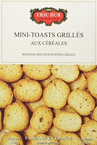  ERIC BUR Mini Toasts Grilles aux Céréales 150 ...
