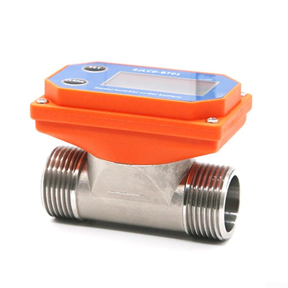 Caudalímetro digital de acero inoxidable DN25 ± 10% de precisión