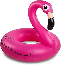 Boia Flamingo Gigante Piscina Inflável 120cm Adulto
