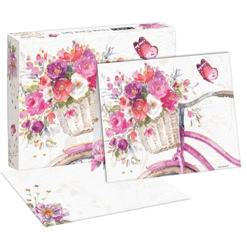 Image of Lang, Blush Bicycle Boxed Note Cards