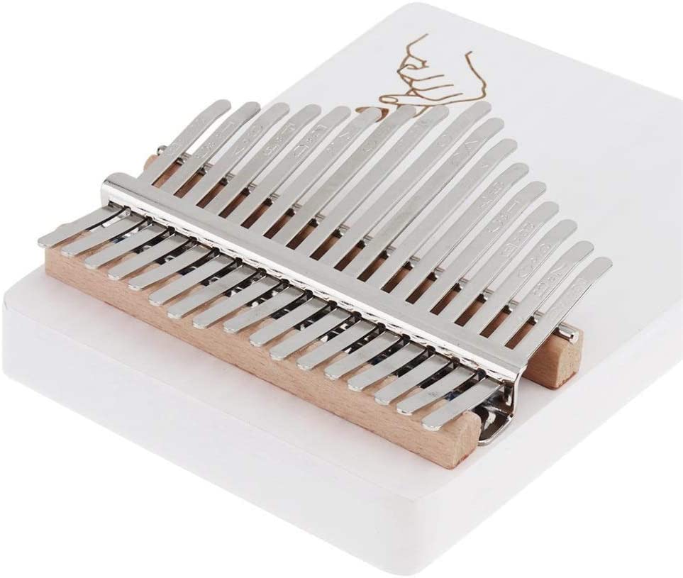 Générique Mini Doigt Kalimba Pouce Piano 17 Touches Pouce Piano Kalimba Blanc Doigt en Forme De Coeur Solide Placage Pin… - Les Beatles, Paul McCartney, John Lennon, RIngo Starr, George Harrison Générique Mini Doigt Kalimba Pouce Piano 17 Touches Pouce Piano Kalimba Blanc Doigt en Forme De Coeur Solide Placage Pin… – Image 4