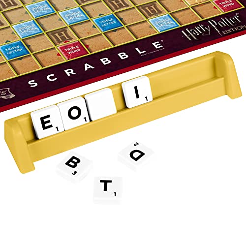 Scrabble Harry Potter Mattel Games juego de mesa de mesa de estrategia con cartas 4