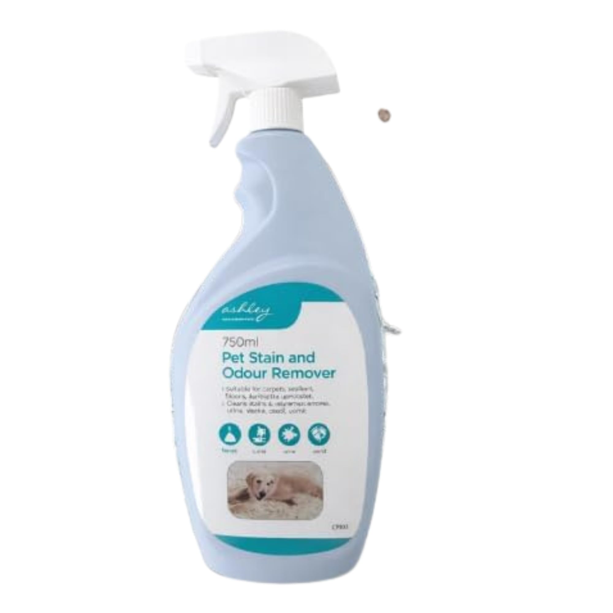 Pet Stain & Odor Remover 750mL – Powerful Enzyme Cleaner for Dog & Cat Urine, Carpet, Upholstery & Floors – Eliminates Odors, Removes Tough Stains, Safe for Home & Pets, Fast-Acting Formula
