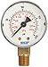 WIKA 8990374 Commercial Pressure Gauge, Dry-Filled, Copper Alloy Wetted Parts, 2" Dial, 0-200 psi (kPa) Range, +/-3/2/3% Accuracy, 1/4" Male NPT Connection, Bottom Mount