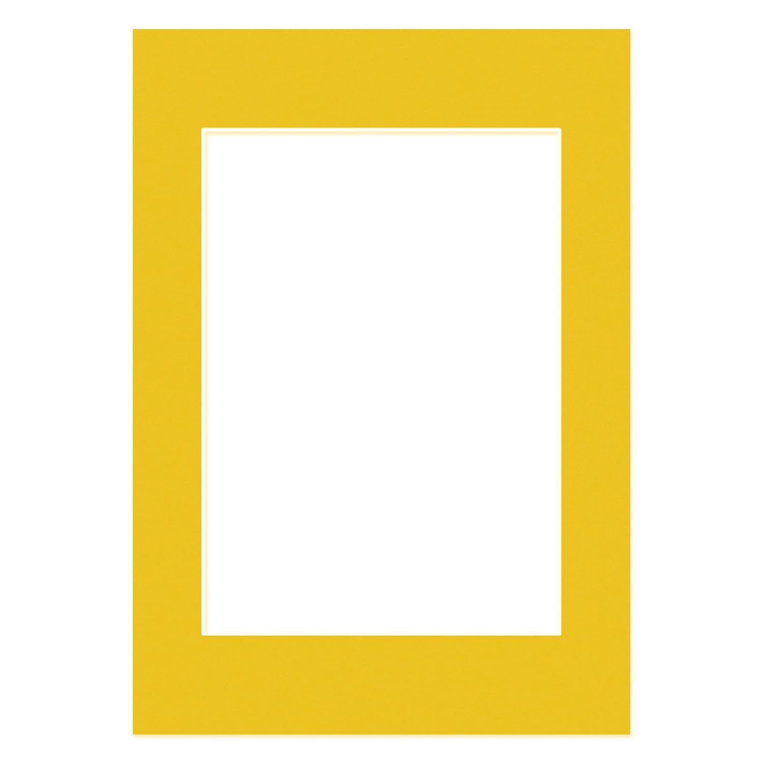 Alison Kingsgate A2 Bright Yellow Picture Mount for Frames A3 Aperture