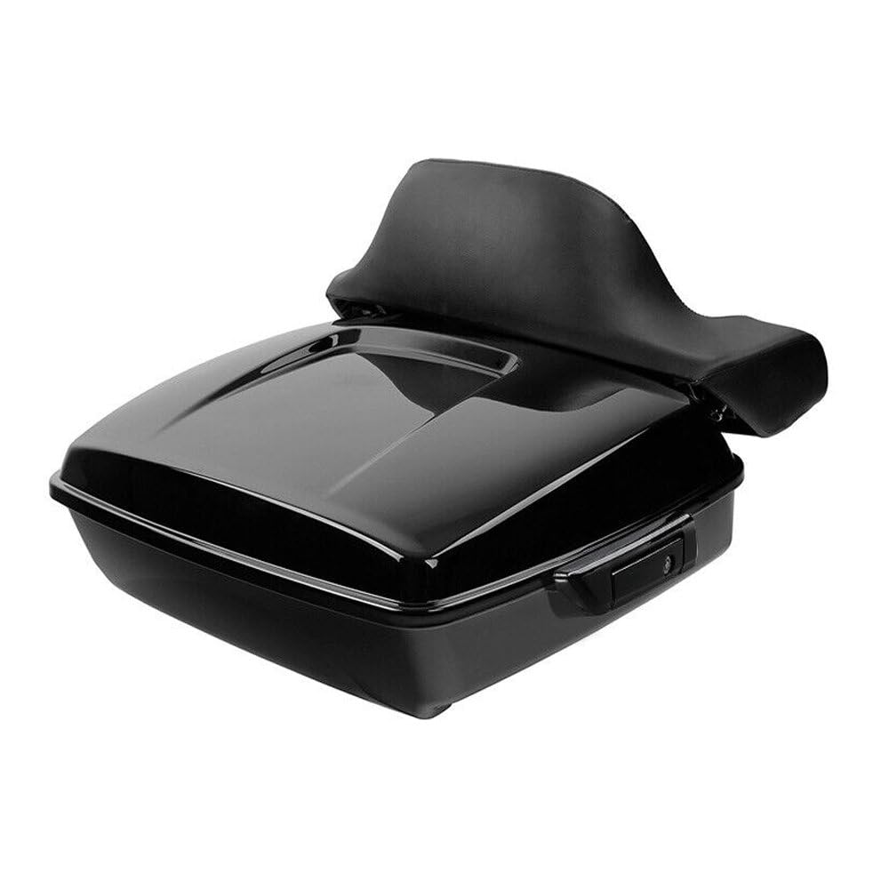 XIOUMAAN Chopped Pack Trunk Pad 2-Up Mount Tour Pak Heritage Synthetic leather+Foam Rear CPTP2MFFHTPHC1