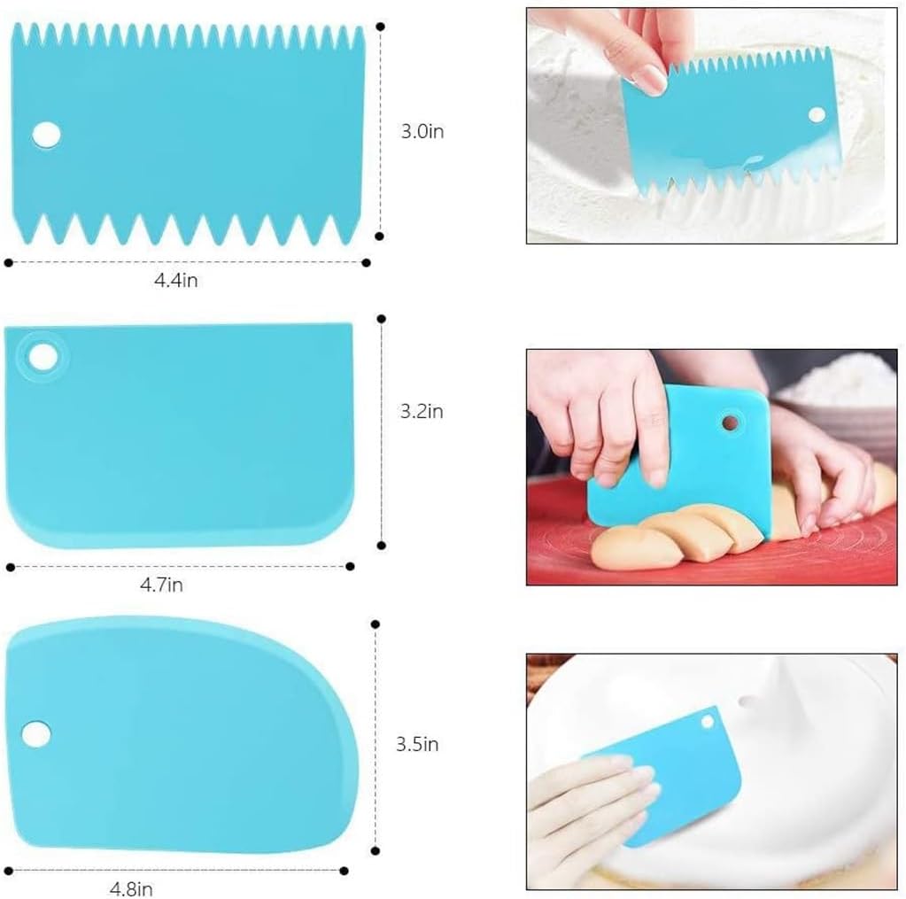 118 Piece Cake Turntable Set Flower Mounting Bag Flower Mounting Nozzle Converter Silicone Integrated Scraper