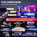 Mini Projector with WiFi and Bluetooth, Electric Focus & Vertical Keystone, 1080P HD 4K Support, Smart Projector with Built-in Streaming Apps, Portable Projector for Outdoor & Home Movie