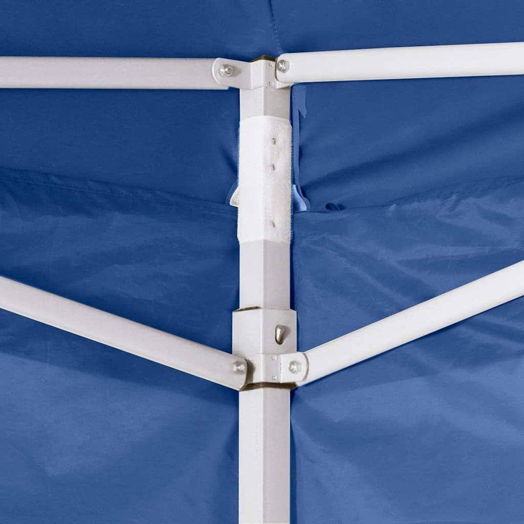 Tenda per feste pieghevole 2 x 2 m con due pareti, acciaio