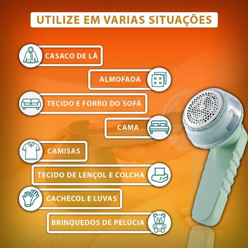 Papa Bolinhas Removedor De Pelos Portátil Prático Sem Fio