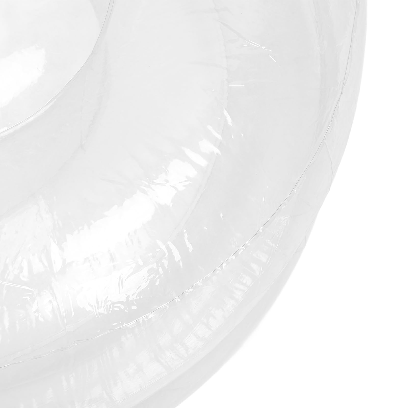 Sxhlseller Silla Inflable Transparente Sofá Inflable de PVC Transparente |Asientos Ergonómicos Interiores y Exteriores para la Playa del Patio de la Piscina