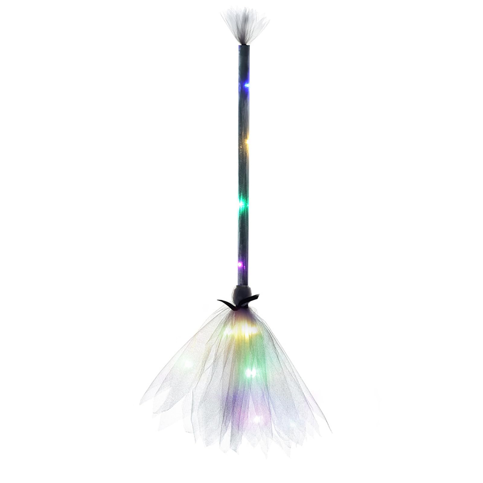 Xinsheinelry Glowing Halloween Led Broom Decorative Ornament Decorative Supplies for Festival Holiday Costume Cosplay Props Costume Accessory