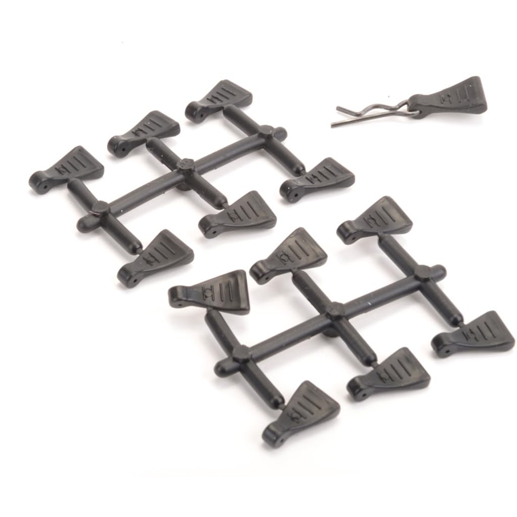 Core RC CR638 Rubber Body Clip Pulls - pk12
