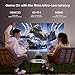 JMGO N1 Ultra 4K Triple Laser Projector, 360° Freestyle Gimbal, Blu-Ray 3D, 1900 ISO Lumen, HDR 10, Android TV 11, 10W*2 Dynaudio Speakers, Instant Keystone Correction, Smart & Portable Theater