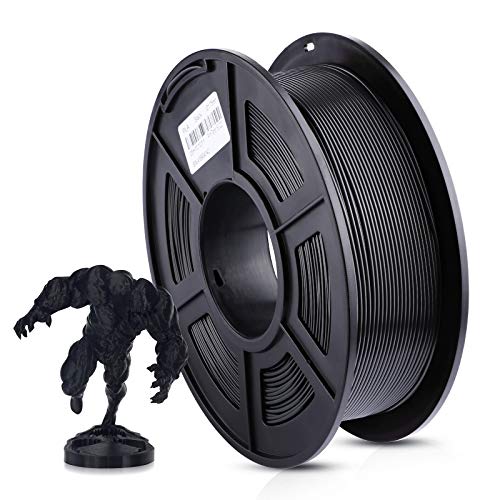 ANYCUBIC 3D Printer Filament PLA 1.75mm, FDM Printer Filament 1kg Spool (2.2 lbs), Dimensional Accuracy +/- 0.02 mm (1kg, Black)
