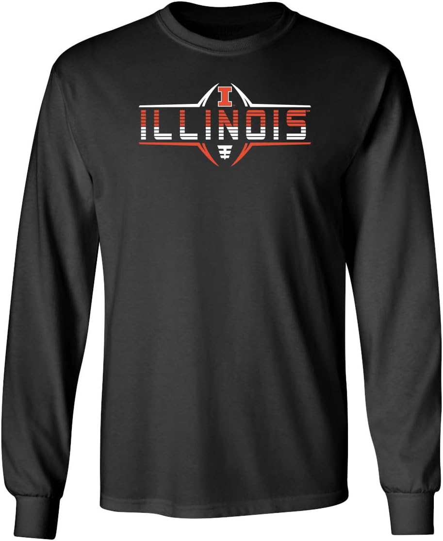 CornBorn Illinois Fighting Illini Long Sleeve T-Shirts | Choose Your Design